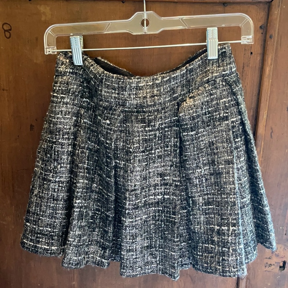 Alice and Olivia tweed skirt